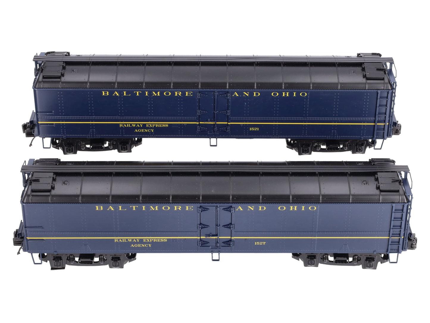 MTH 20-94541 O Baltimore & Ohio R50b Express Reefer Car #1521/1527