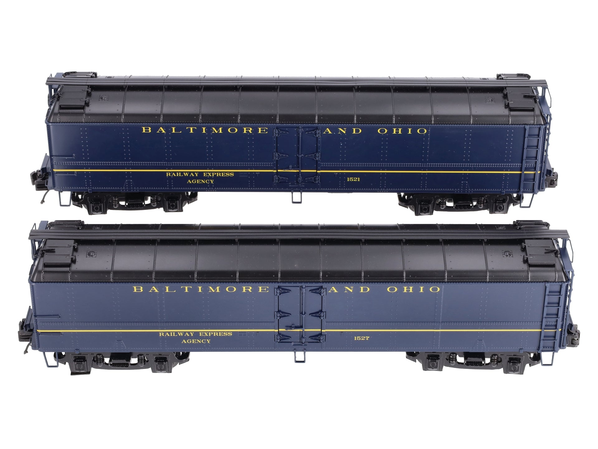 MTH 20-94541 O Baltimore & Ohio R50b Express Reefer Car #1521/1527