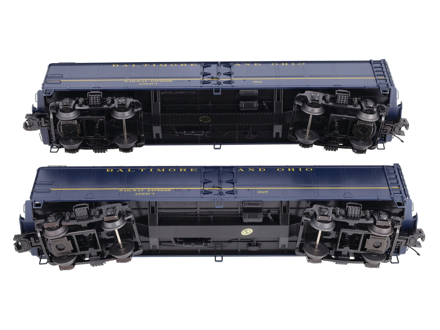 MTH 20-94541 O Baltimore & Ohio R50b Express Reefer Car #1521/1527