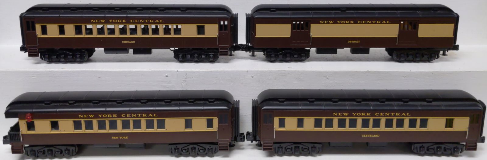 MTH 33-6236 O Gauge NYC Rugged Rails Madison Passenger Cars (Set of 4)