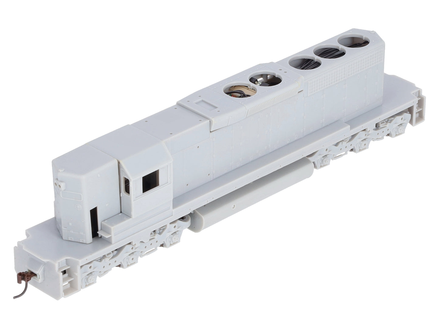 Athearn 95201 HO Undecorated RTR SD40-2 81" High Nose Diesel Locomotive