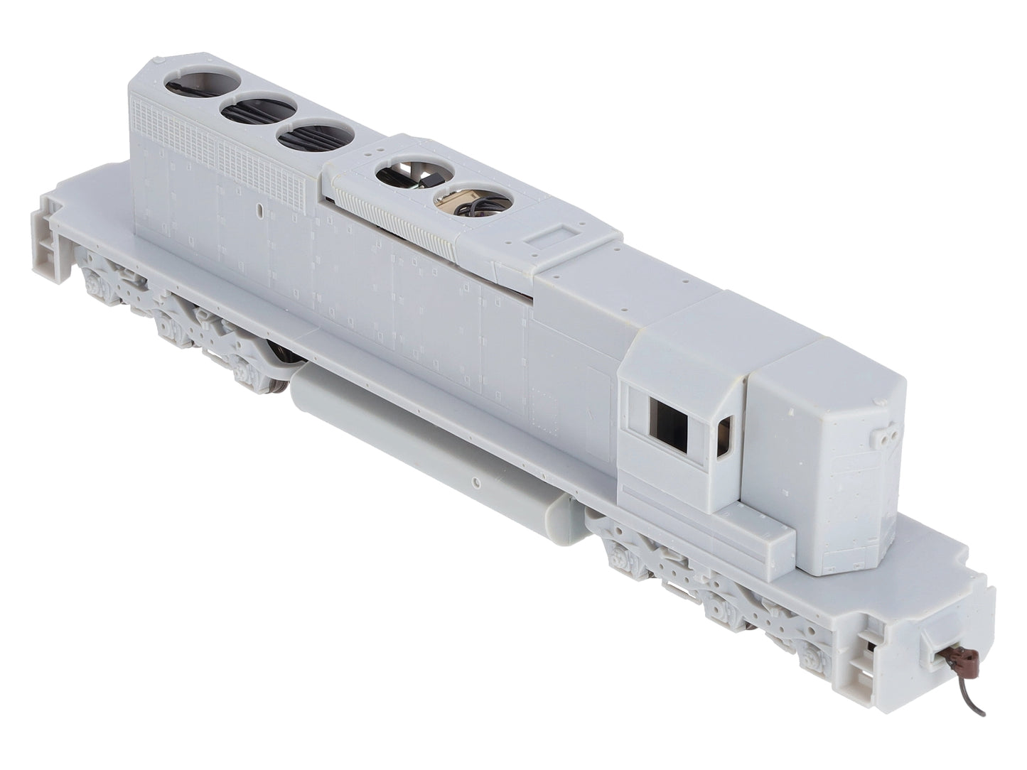 Athearn 95201 HO Undecorated RTR SD40-2 81" High Nose Diesel Locomotive
