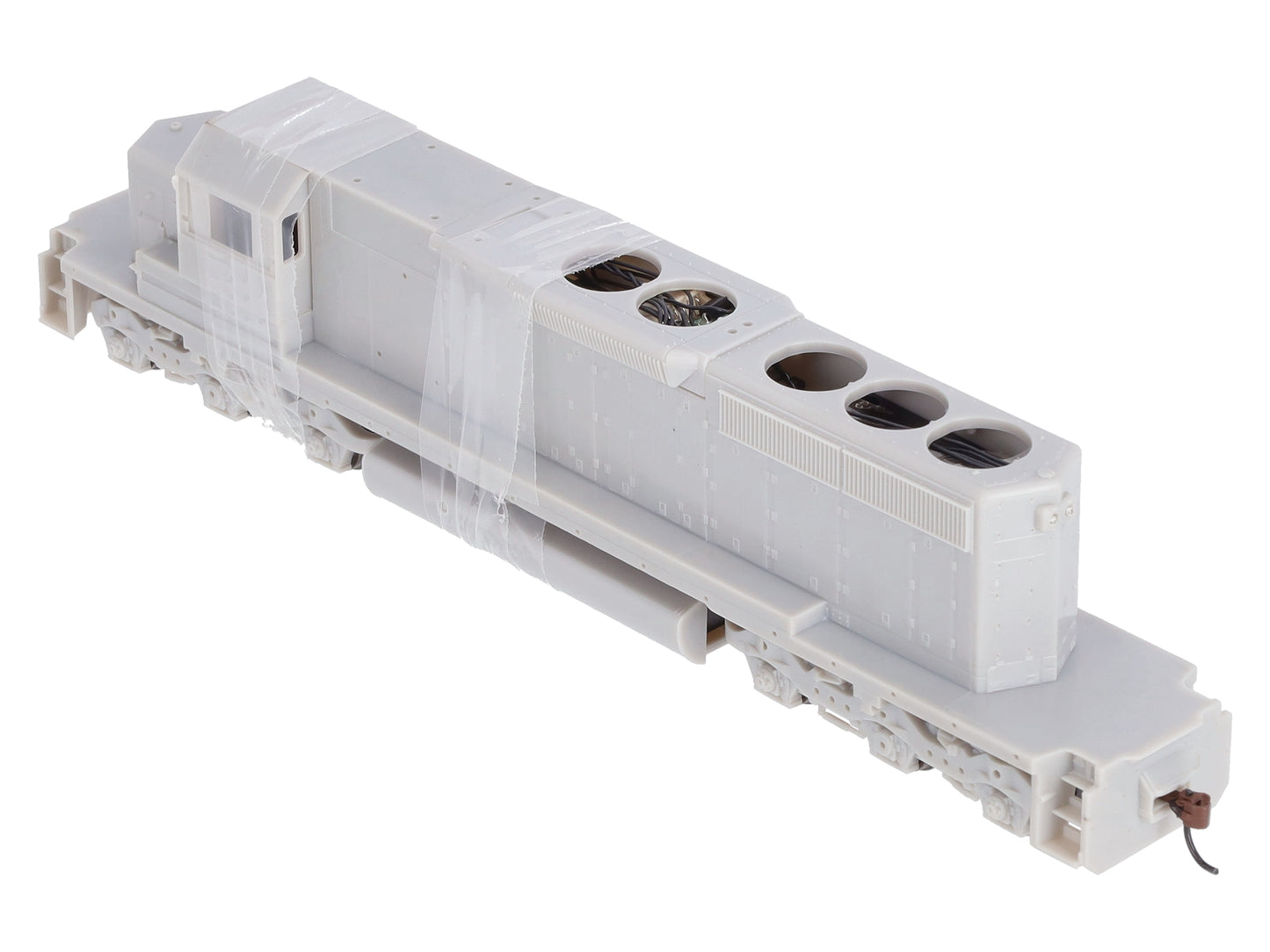 Athearn 95202 HO Undecorated SD40-2 Diesel Locomotive w/88" Nose