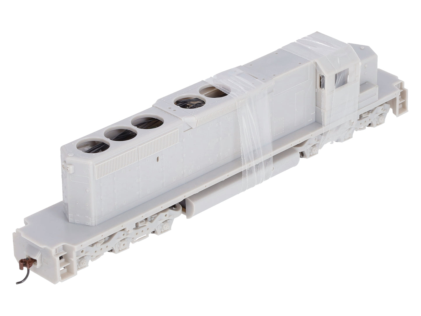 Athearn 95202 HO Undecorated SD40-2 Diesel Locomotive w/88" Nose
