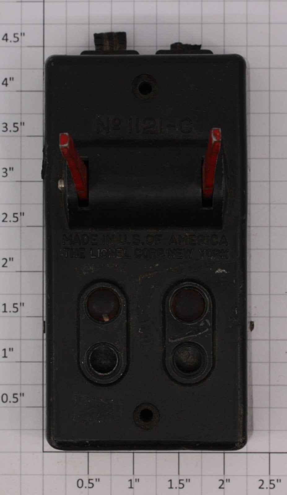 Lionel 1121-C O Gauge Prewar Metal Controller without Wire or Lens