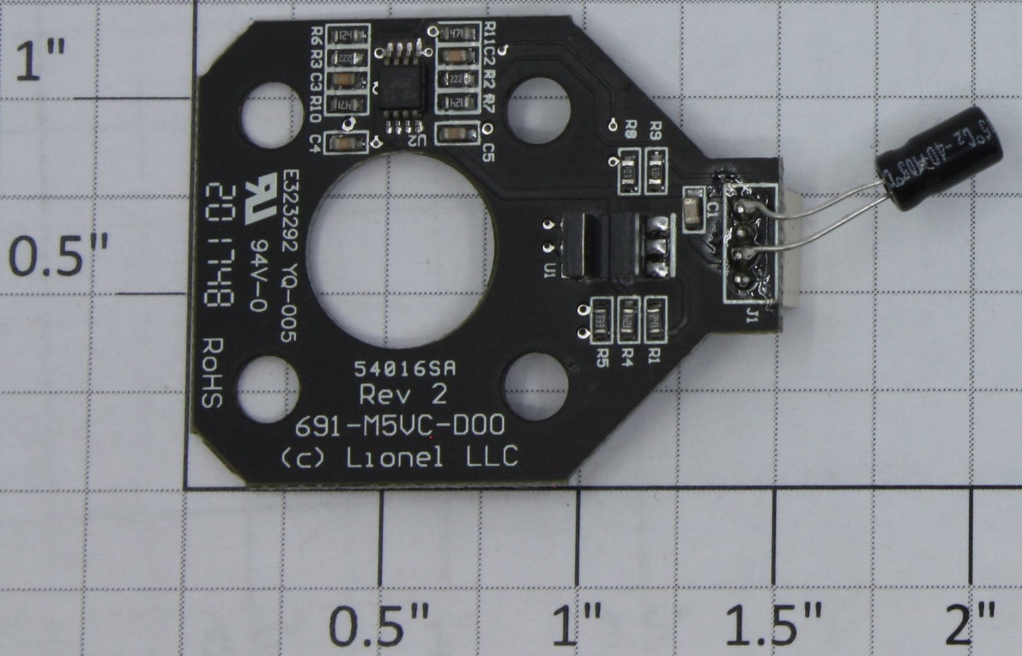 Lionel 691M5VCD01 Pittman/Canon DC Motor Sensor PCB Circuit Board