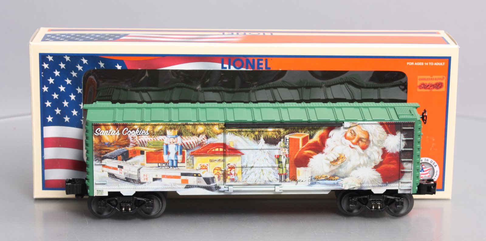 Lionel 6-83923 O Gauge Angela Trotta Thomas Santa's Cookies Boxcar
