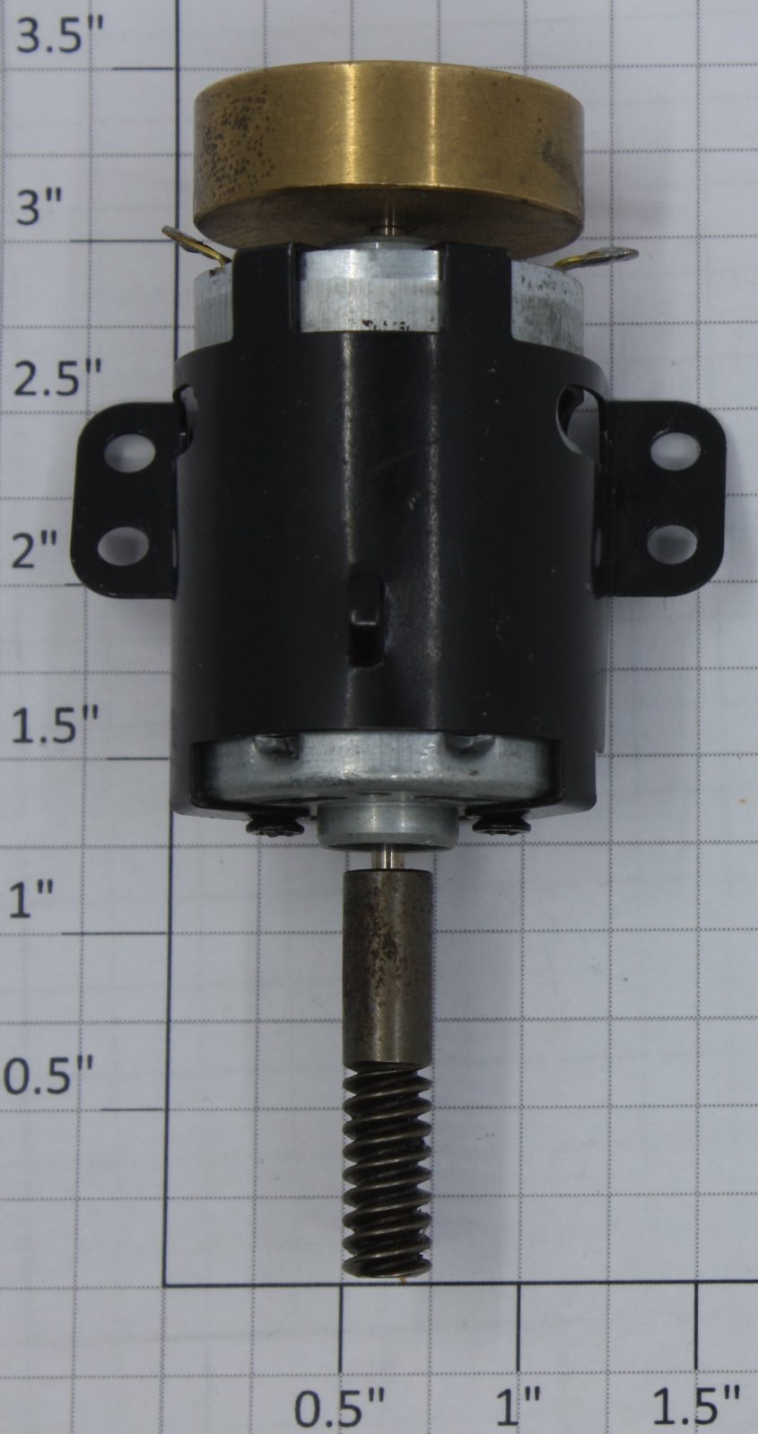 K-Line K3200X Series Semi Scale Motor with Worm, Flywheel, and Bracket