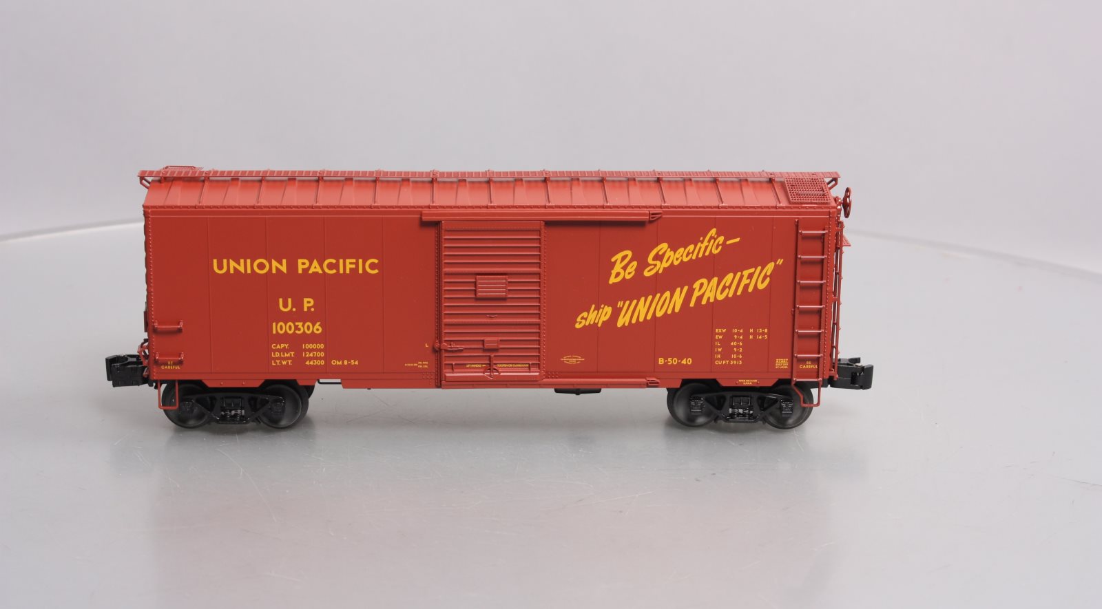Lionel 6-27227 O Gauge Union Pacific PS-1 Boxcar #100306