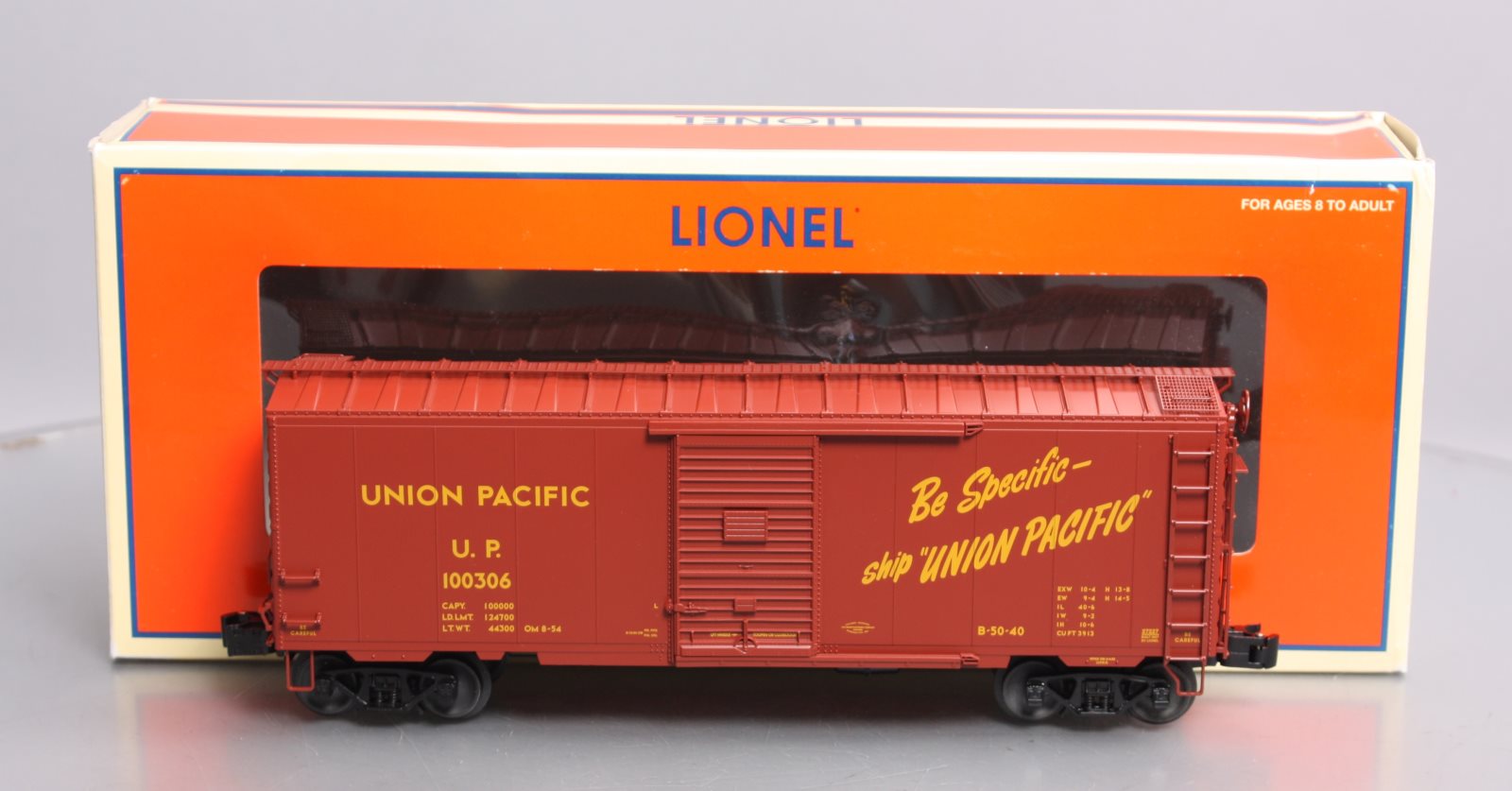 Lionel 6-27227 O Gauge Union Pacific PS-1 Boxcar #100306