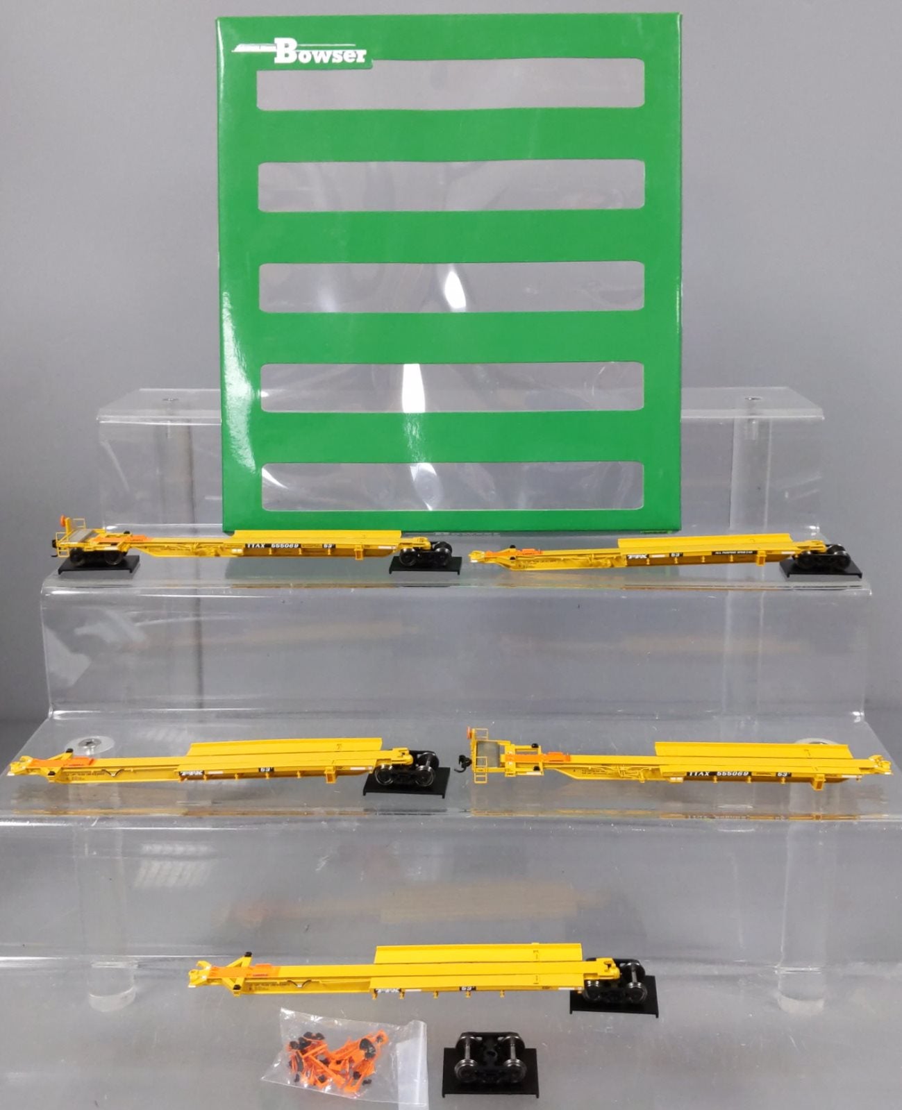Bowser 41583 HO Scale TTAX Spine Cars #555065 (Set of 5)