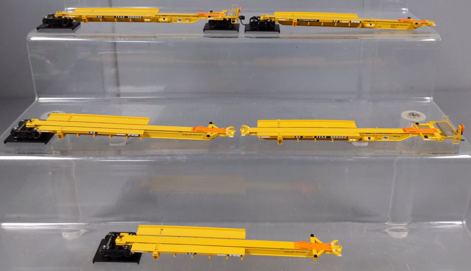 Bowser 41583 HO Scale TTAX Spine Cars #555065 (Set of 5)