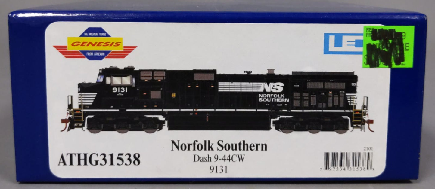 Athearn G31538 HO Norfolk Southern G2 Dash 9-44CW Diesel Locomotive #9131