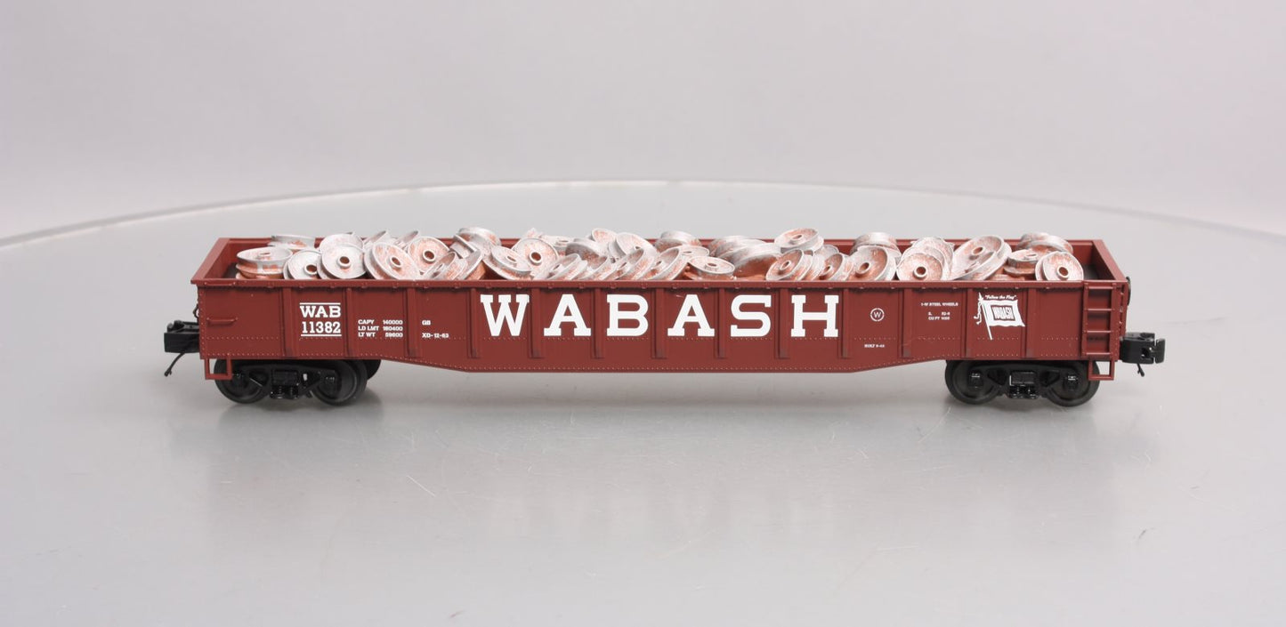 MTH 20-98196 O Wabash Gondola w/Wheel Scrap Load #11382