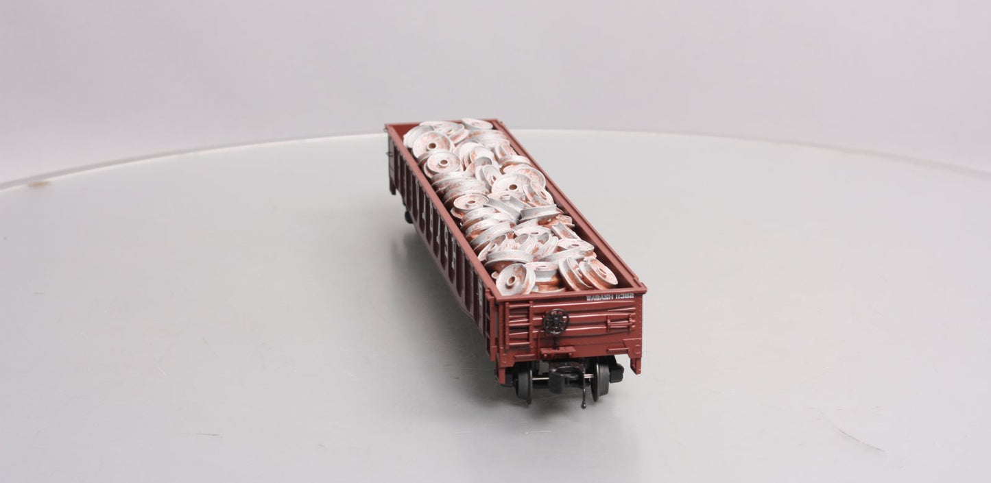 MTH 20-98196 O Wabash Gondola w/Wheel Scrap Load #11382