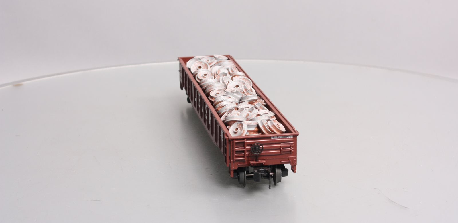 MTH 20-98196 O Wabash Gondola w/Wheel Scrap Load #11382