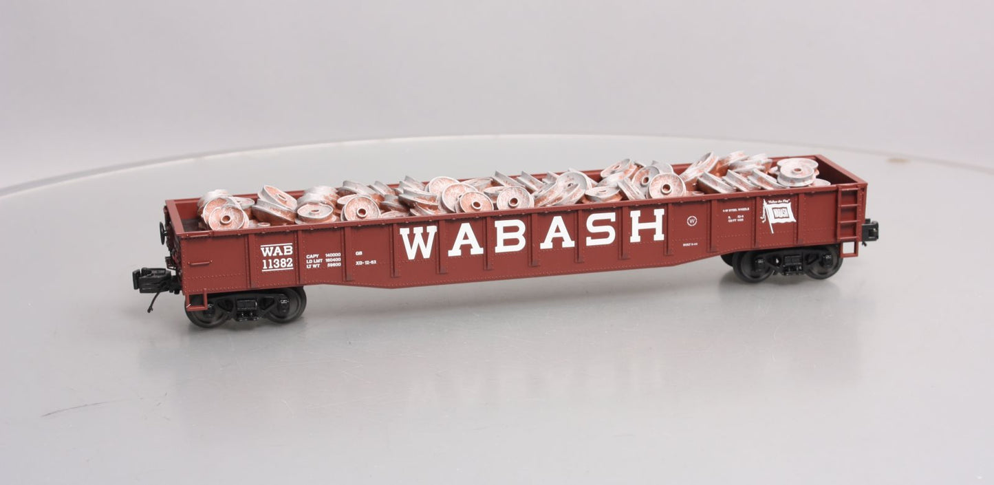 MTH 20-98196 O Wabash Gondola w/Wheel Scrap Load #11382