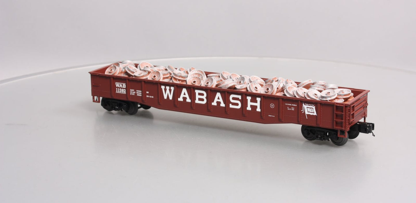 MTH 20-98196 O Wabash Gondola w/Wheel Scrap Load #11382
