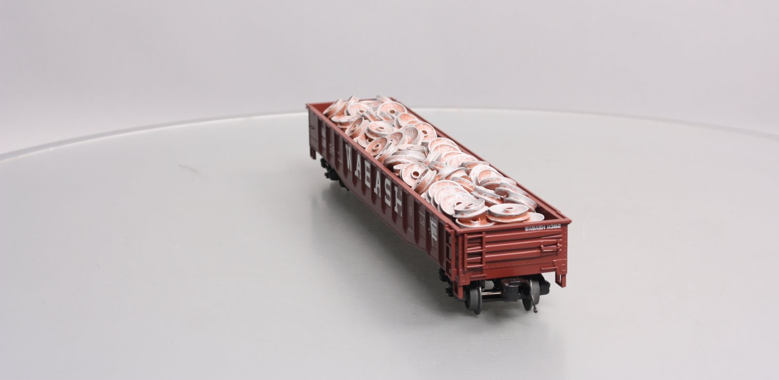 MTH 20-98196 O Wabash Gondola w/Wheel Scrap Load #11382