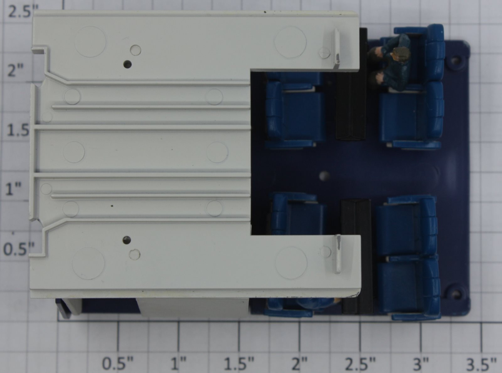 Lionel 15531-27 #3203 Acela Coach Rear Section Interior