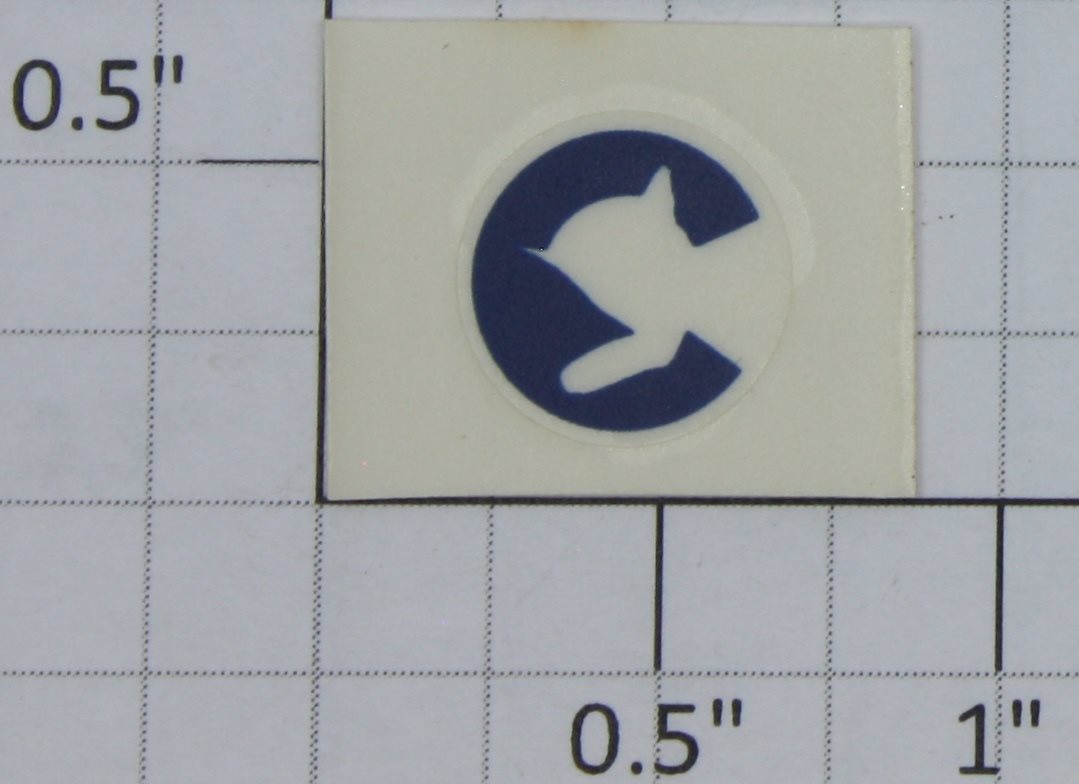 Lionel 18201-10 Chessie SD-40 Diesel Nose Sticker Decal