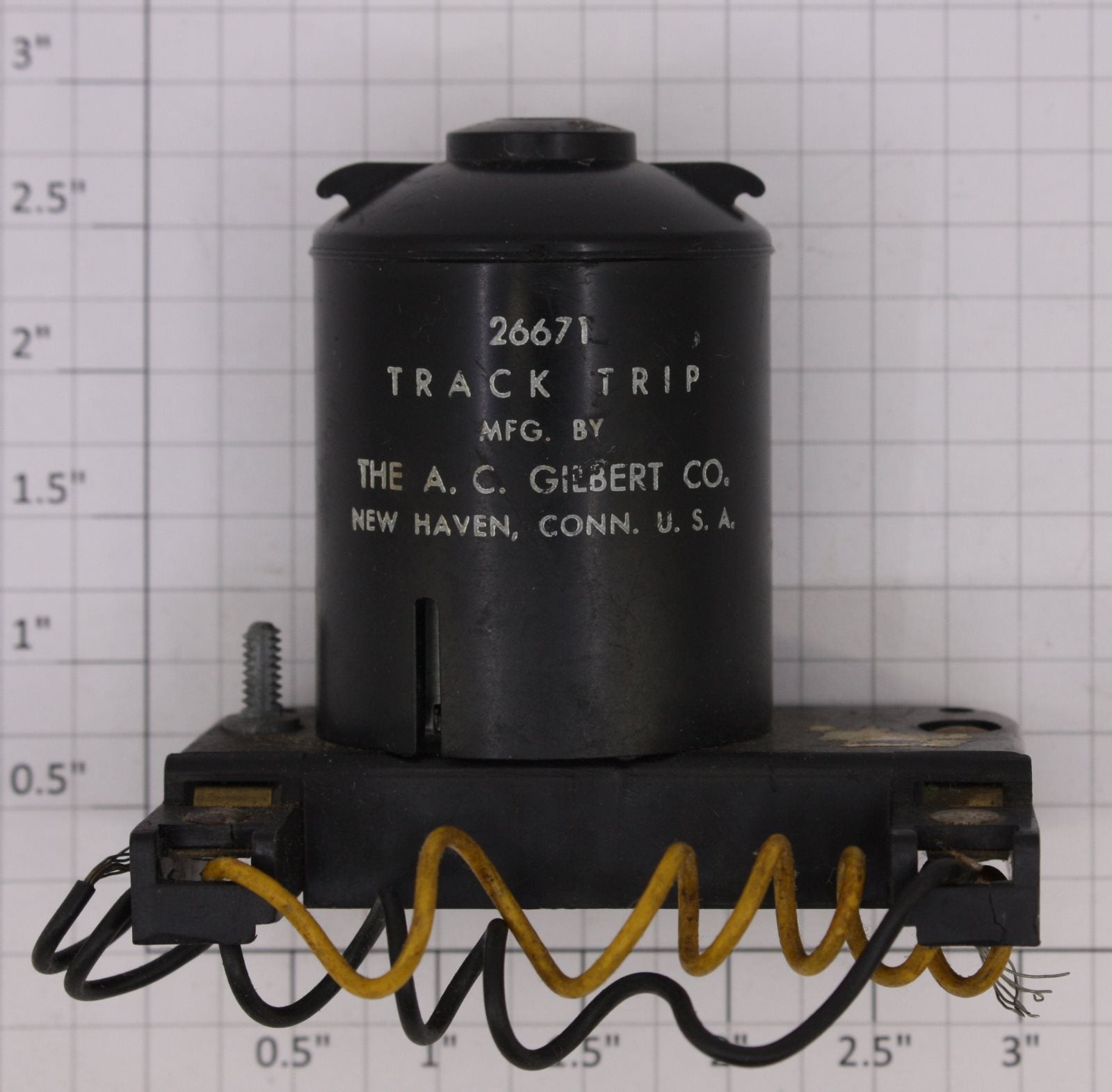 American Flyer 26671 S Gauge A.C. Gilbert Accessory Canister Track Trip