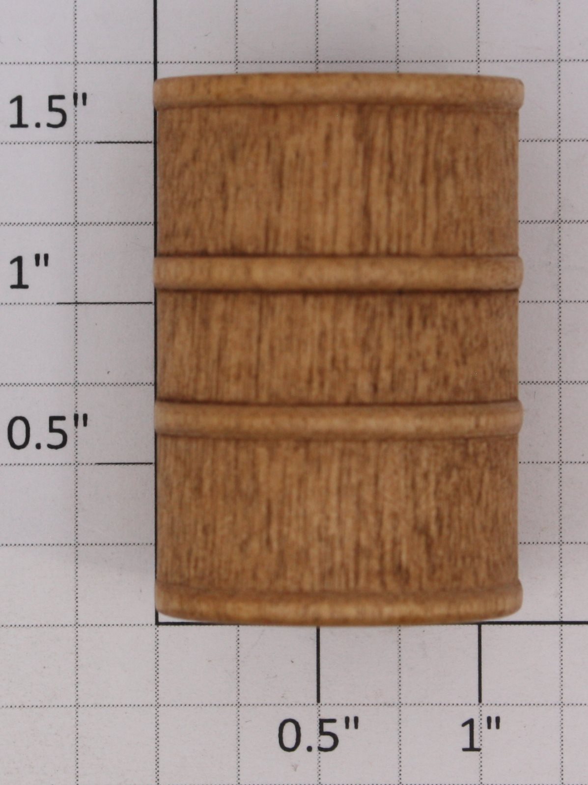 Acme 1000X-1102 G Scale Large Stained Wooden Drums 1 5/8" H x 1 1/8" OD