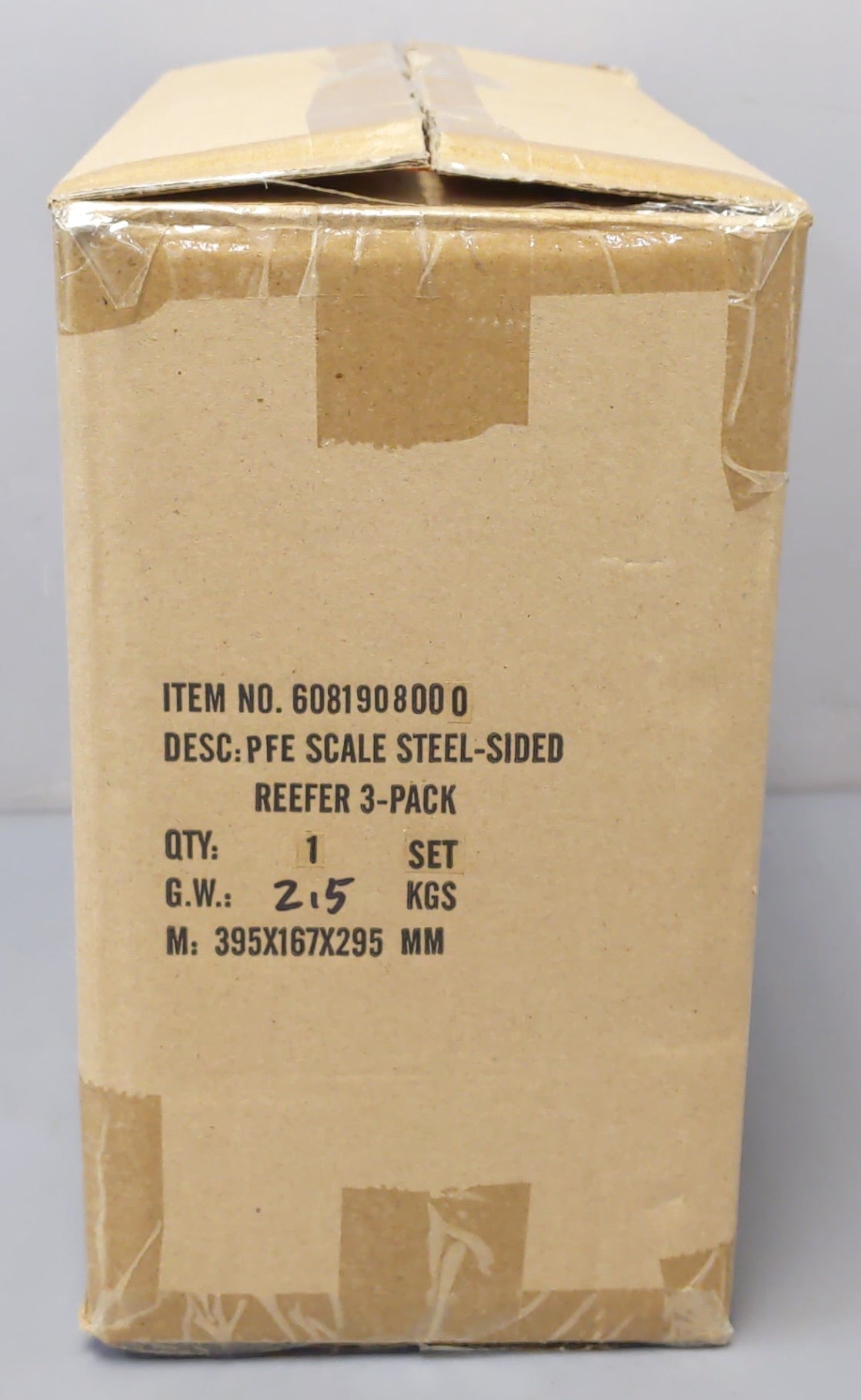 Lionel 6-81908 O Pacific Fruit Express Steel-Side 3-Car Reefer Set