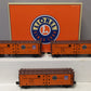 Lionel 6-81908 O Pacific Fruit Express Steel-Side 3-Car Reefer Set