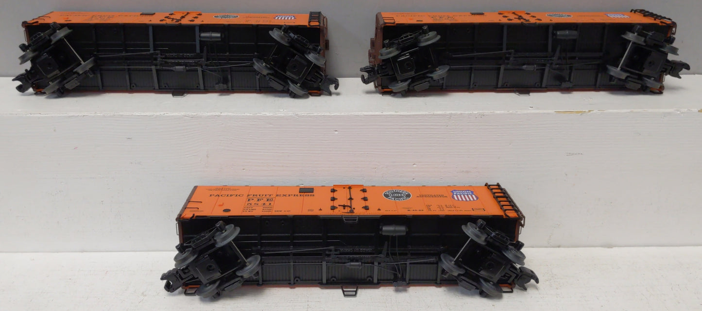 Lionel 6-81908 O Pacific Fruit Express Steel-Side 3-Car Reefer Set