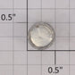 Lionel 455-23 O Gauge Aluminum Oil Drum with Ridged Top and Bottom