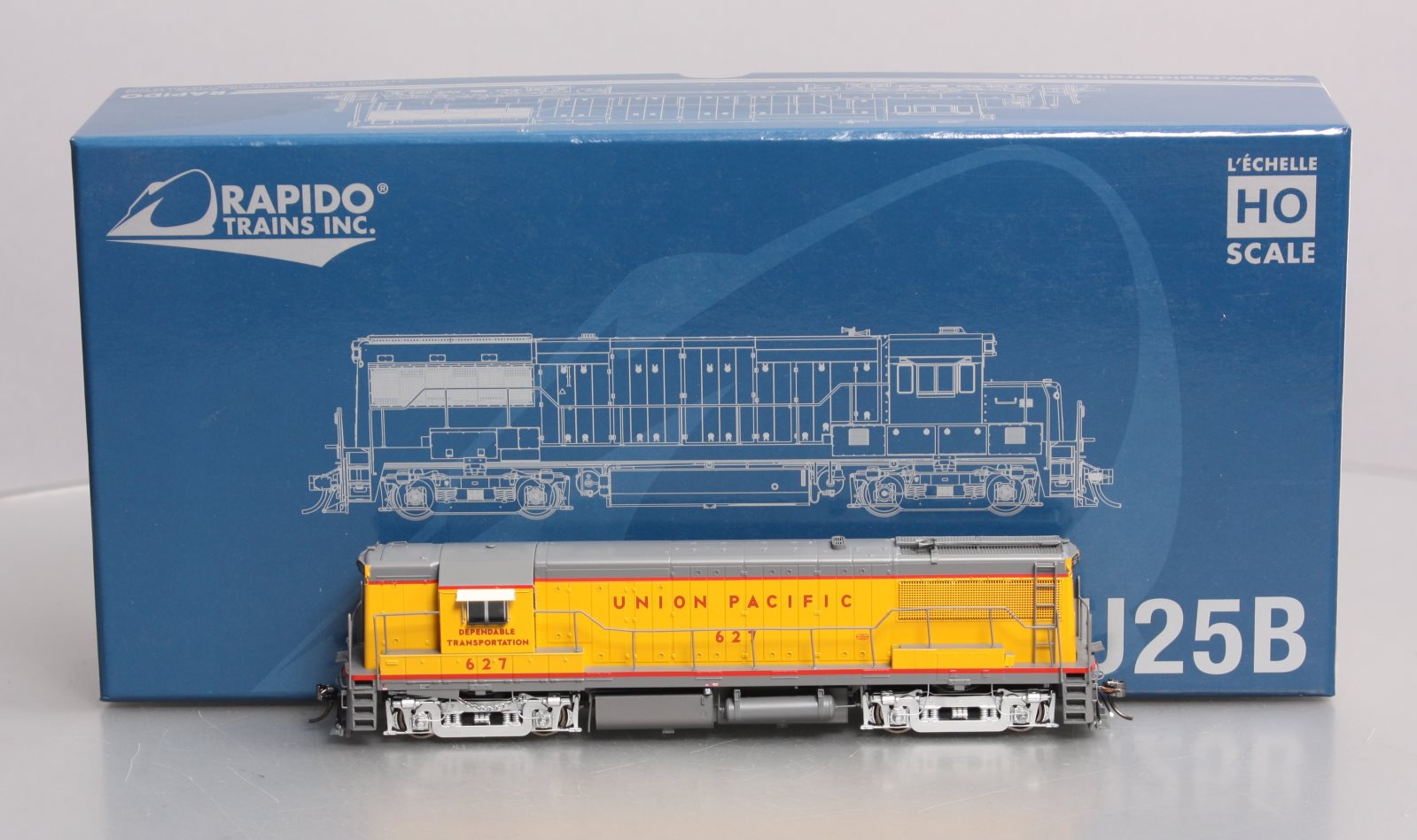 Rapido Trains 035023 HO UP U25B High Hood Diesel Locomotive #627