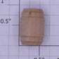 Lionel 209-W Small 7/8" Wood Unfinished Wine Barrel