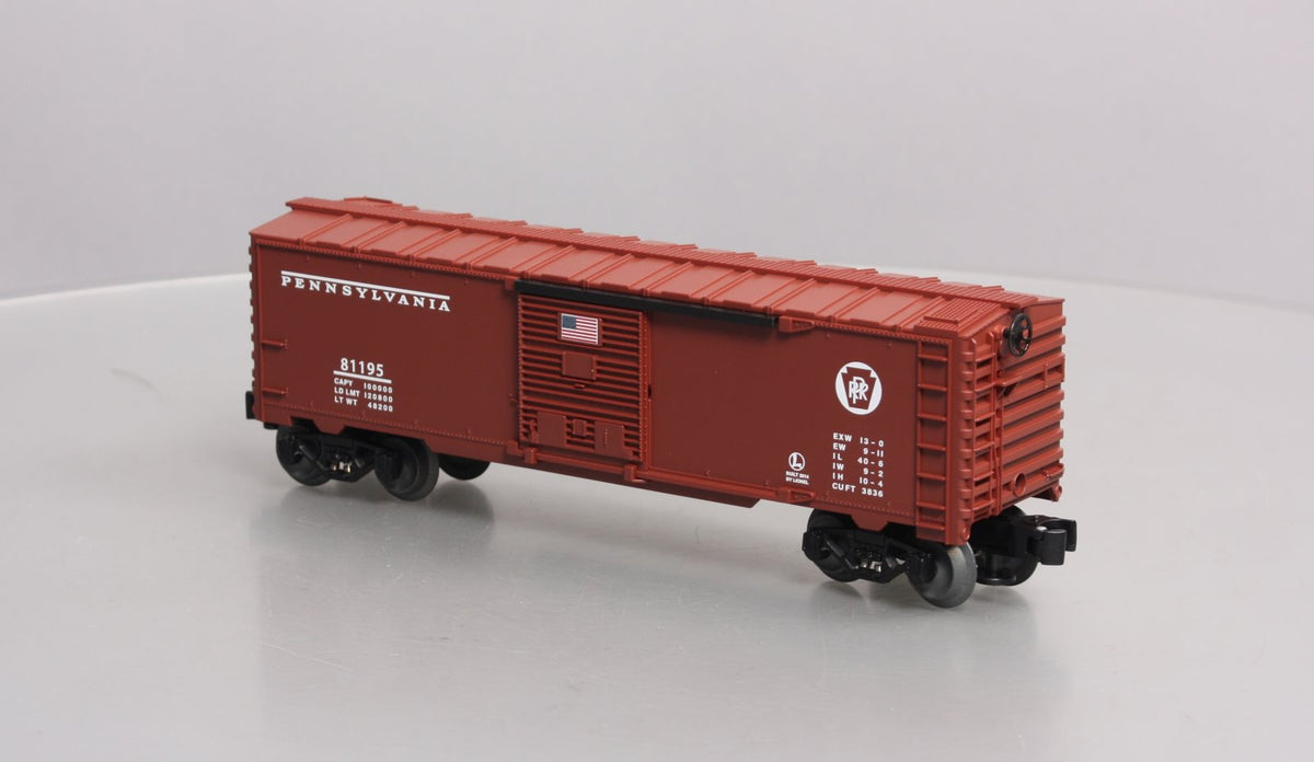 Lionel 6-81195 O Gauge PRR Boxcar - Made in the USA LN/Box
