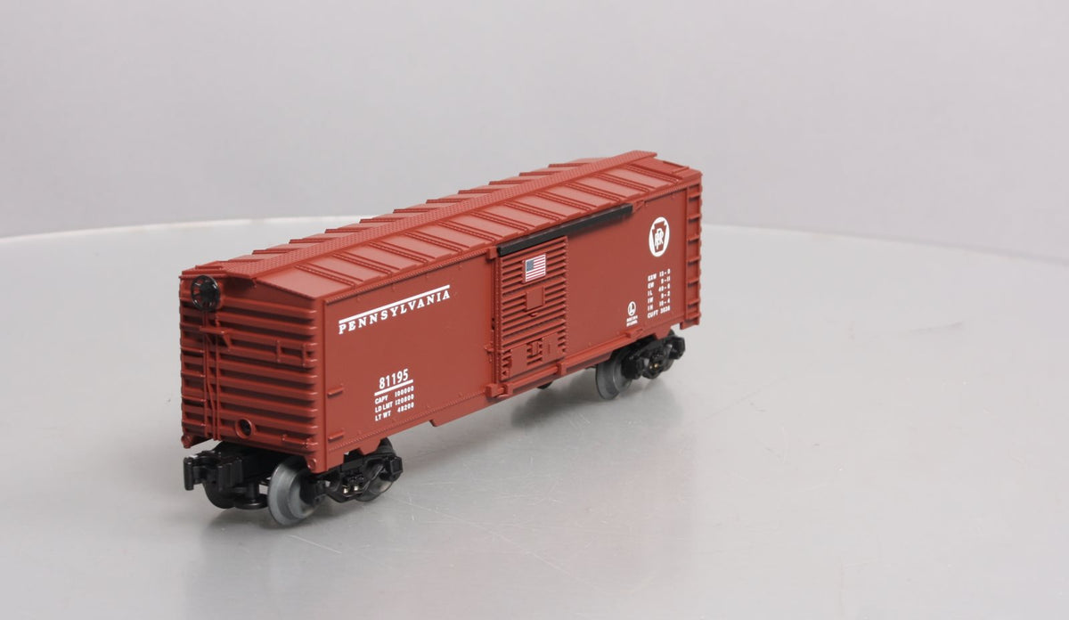 Lionel 6-81195 O Gauge PRR Boxcar - Made in the USA LN/Box