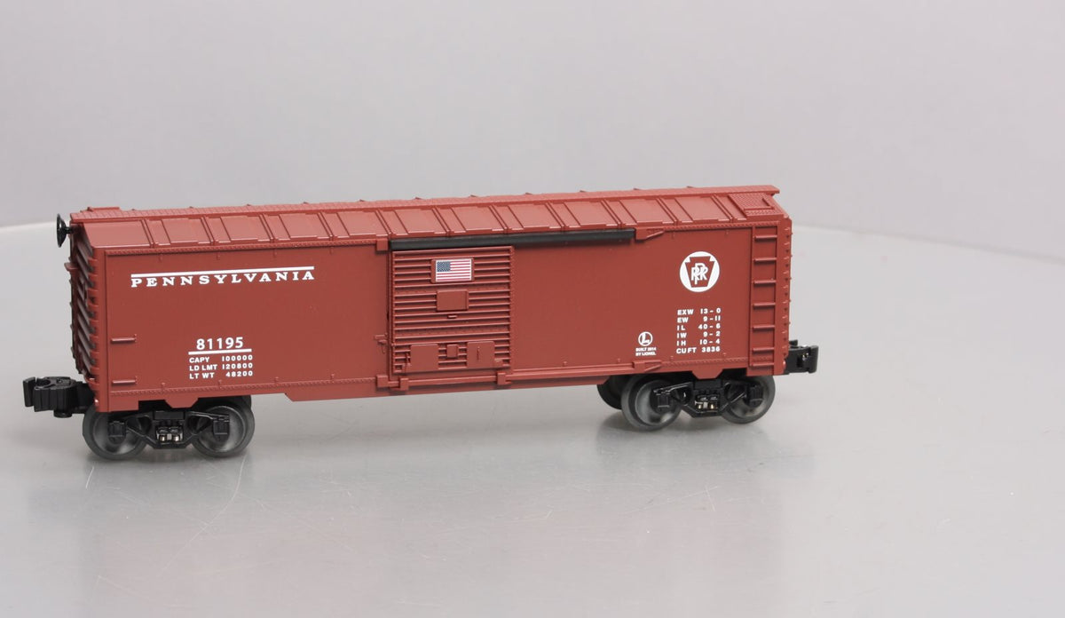 Lionel 6-81195 O Gauge PRR Boxcar - Made in the USA LN/Box