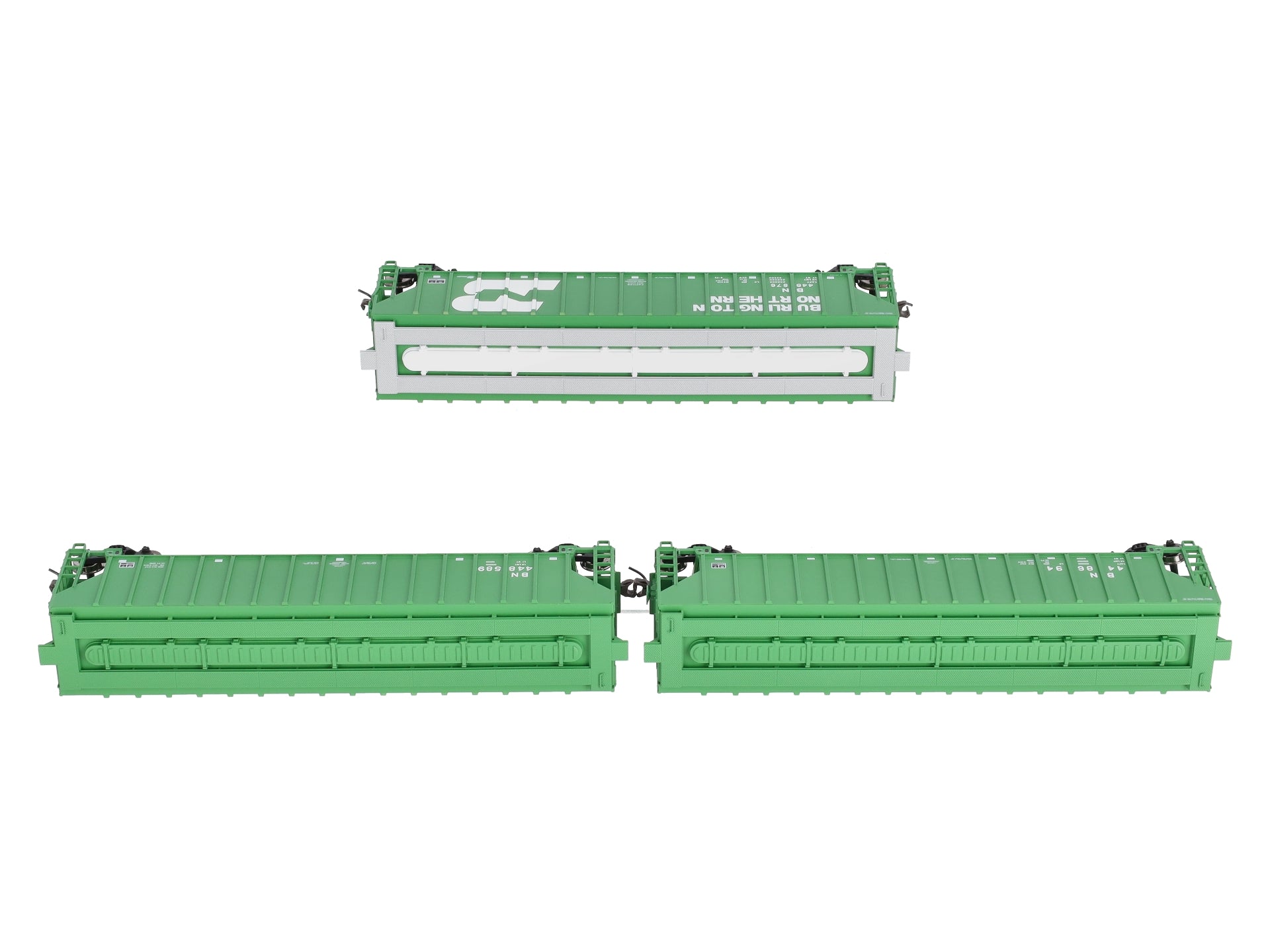 Atlas 0048 HO Scale Burlington Northern Grain Cars (Set of 3)