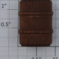 Lionel 209-ST O Gauge Stained Wooden Barrel 1-3/8" H x 1" OD