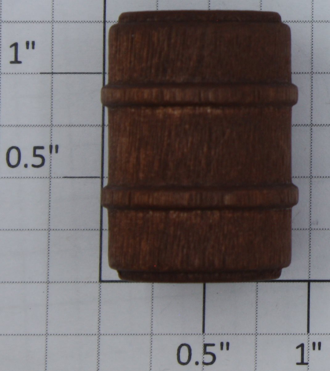 Lionel 209-ST O Gauge Stained Wooden Barrel 1-3/8