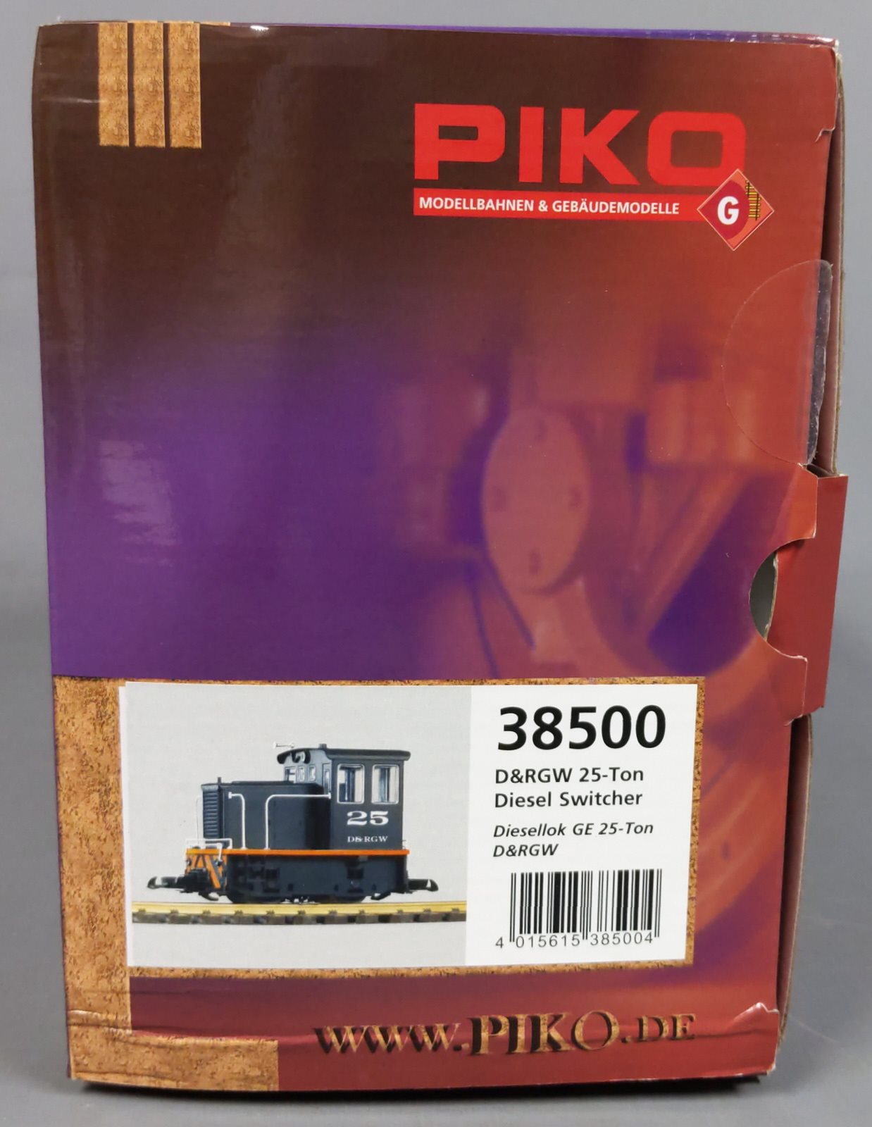 Piko 38500 G Scale Denver & Rio Grande Western 25-Ton Switcher Diesel Locomotive