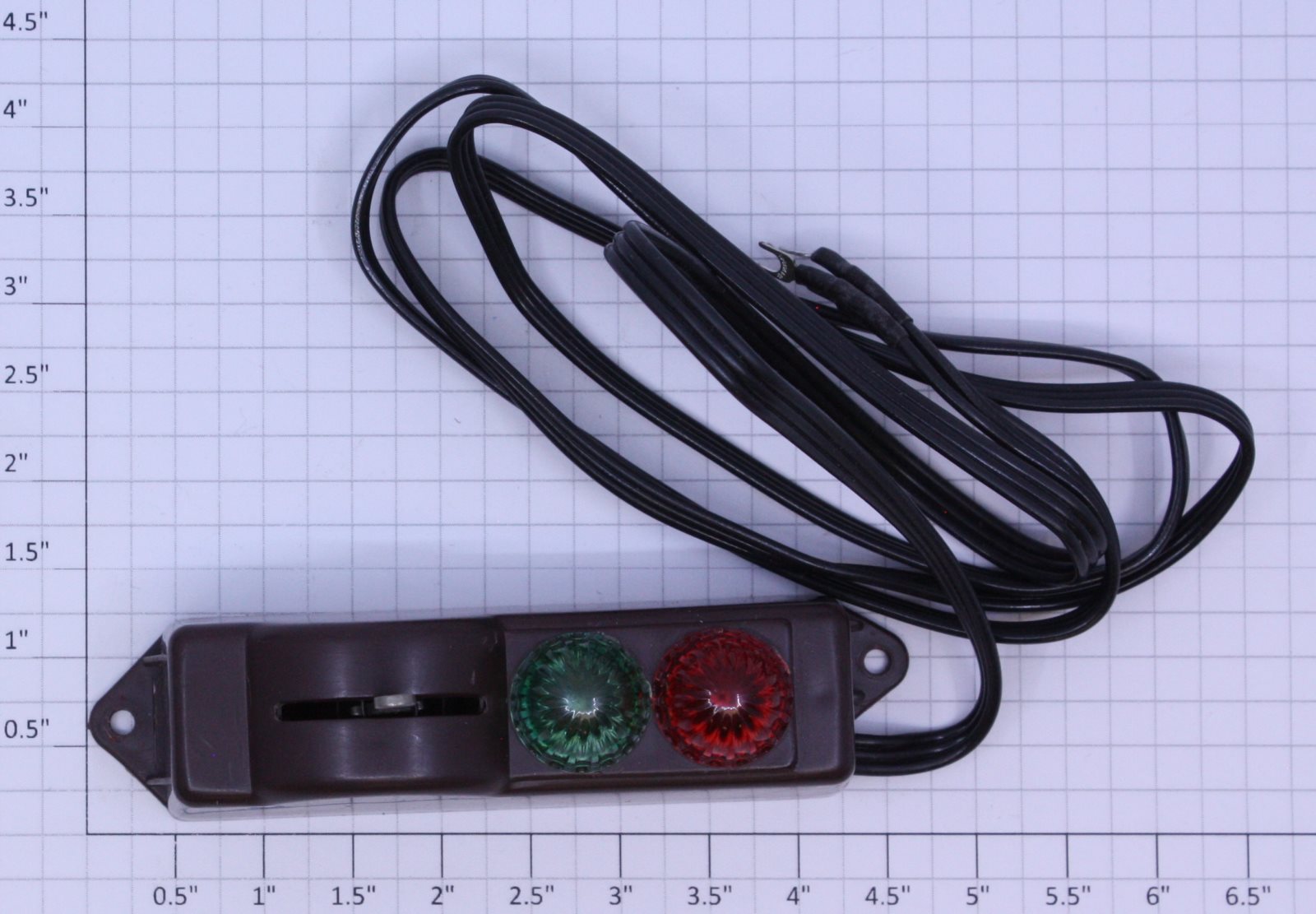 Lionel 5122-2 O Gauge Brown Switch Controller with Wire and Lights