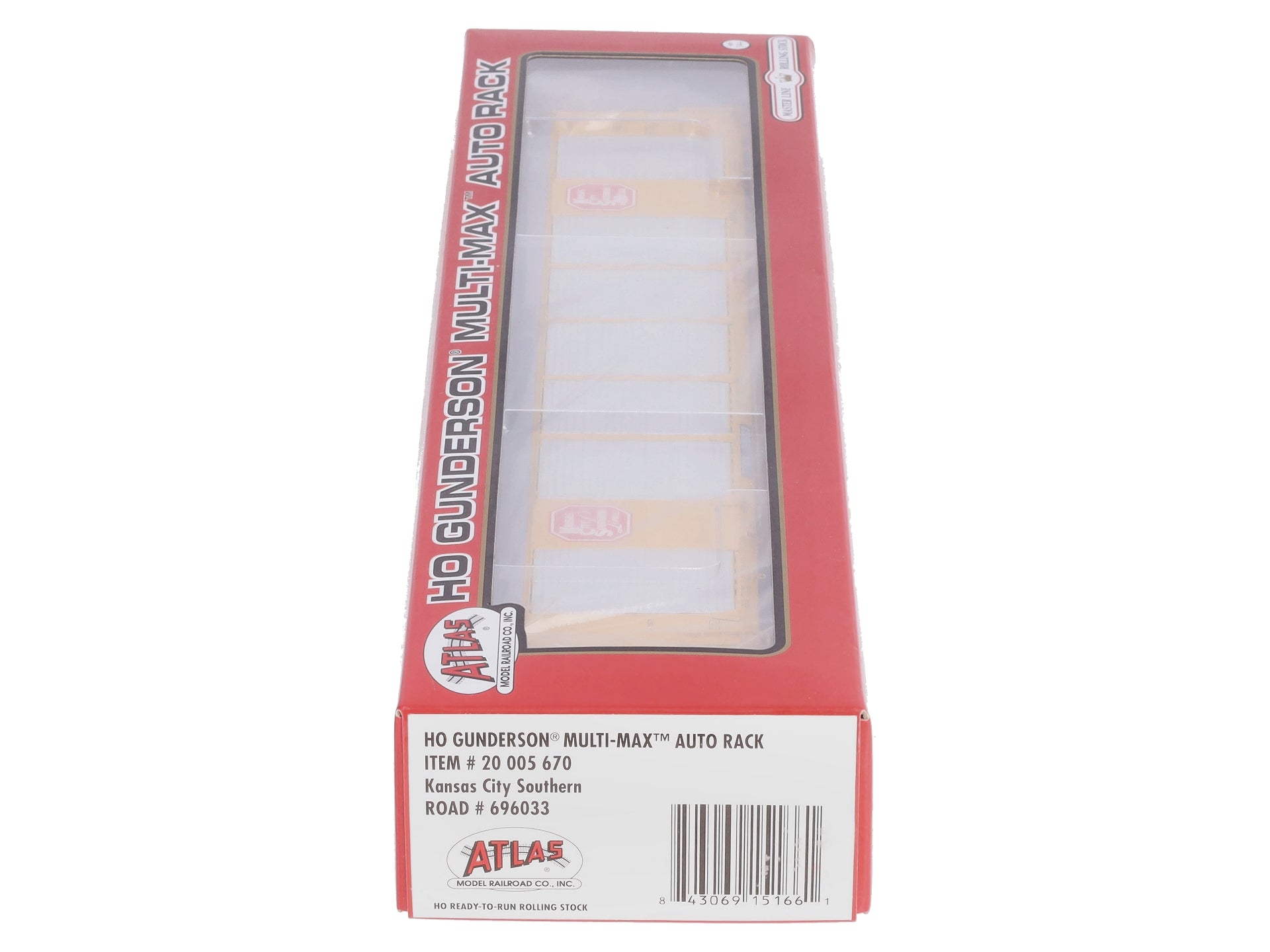 Atlas 20005670 HO Scale Kansas City Southern Multi-Auto Rack #696033 LN/Box