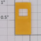 Lionel 6828-114 Right Hand Small Yellow Door for Harnischfeger Crane Cab