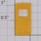 Lionel 6828-114 Right Hand Small Yellow Door for Harnischfeger Crane Cab