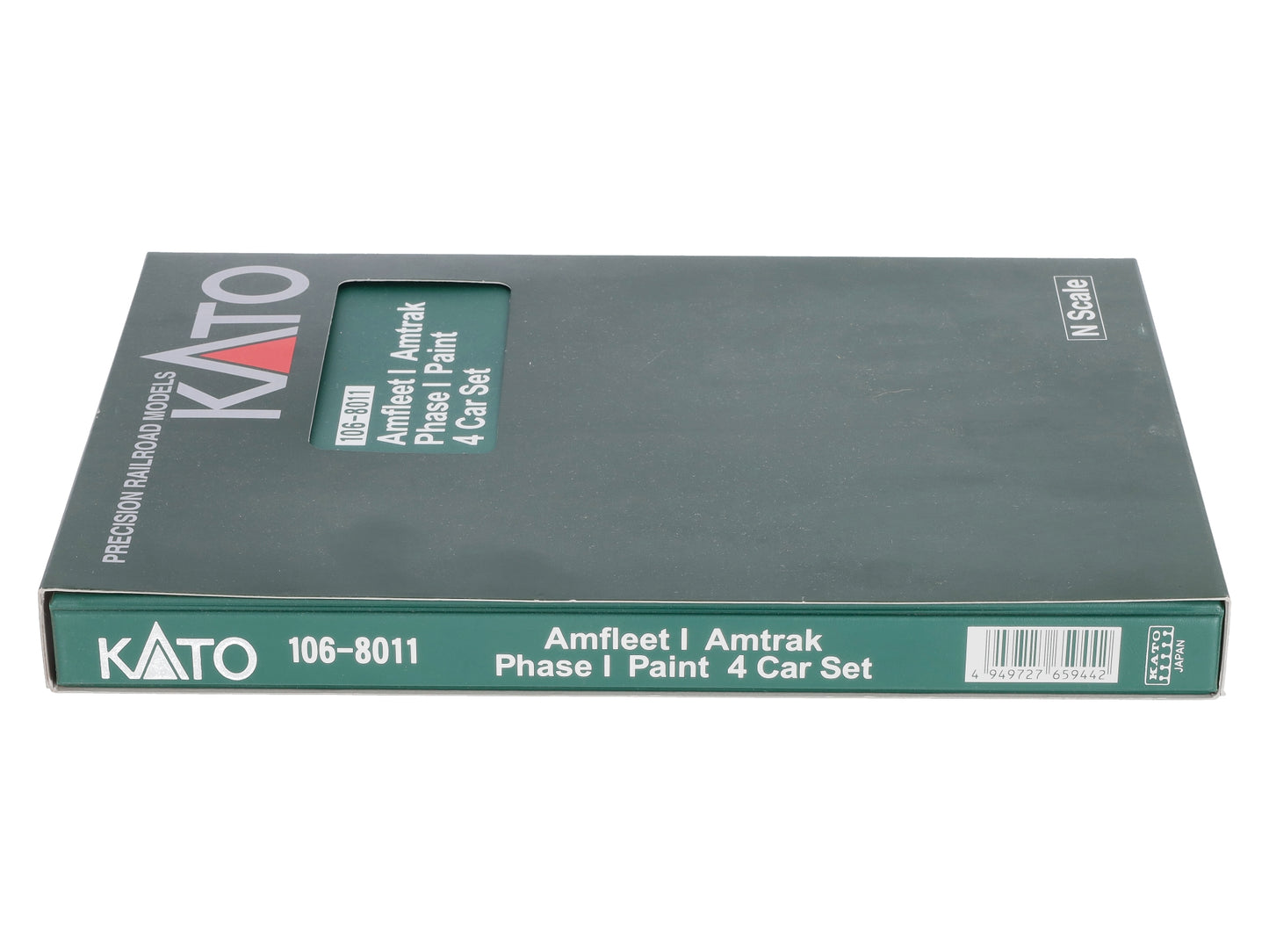 Kato 106-8011 N Amfleet I Phase I Passenger Car Bookcase Set (Set of 4)