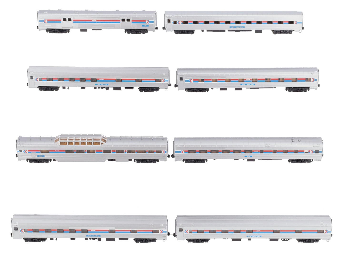 Kato 106-081 N Scale Amtrak Southwest Limited 8-Car Passenger Set