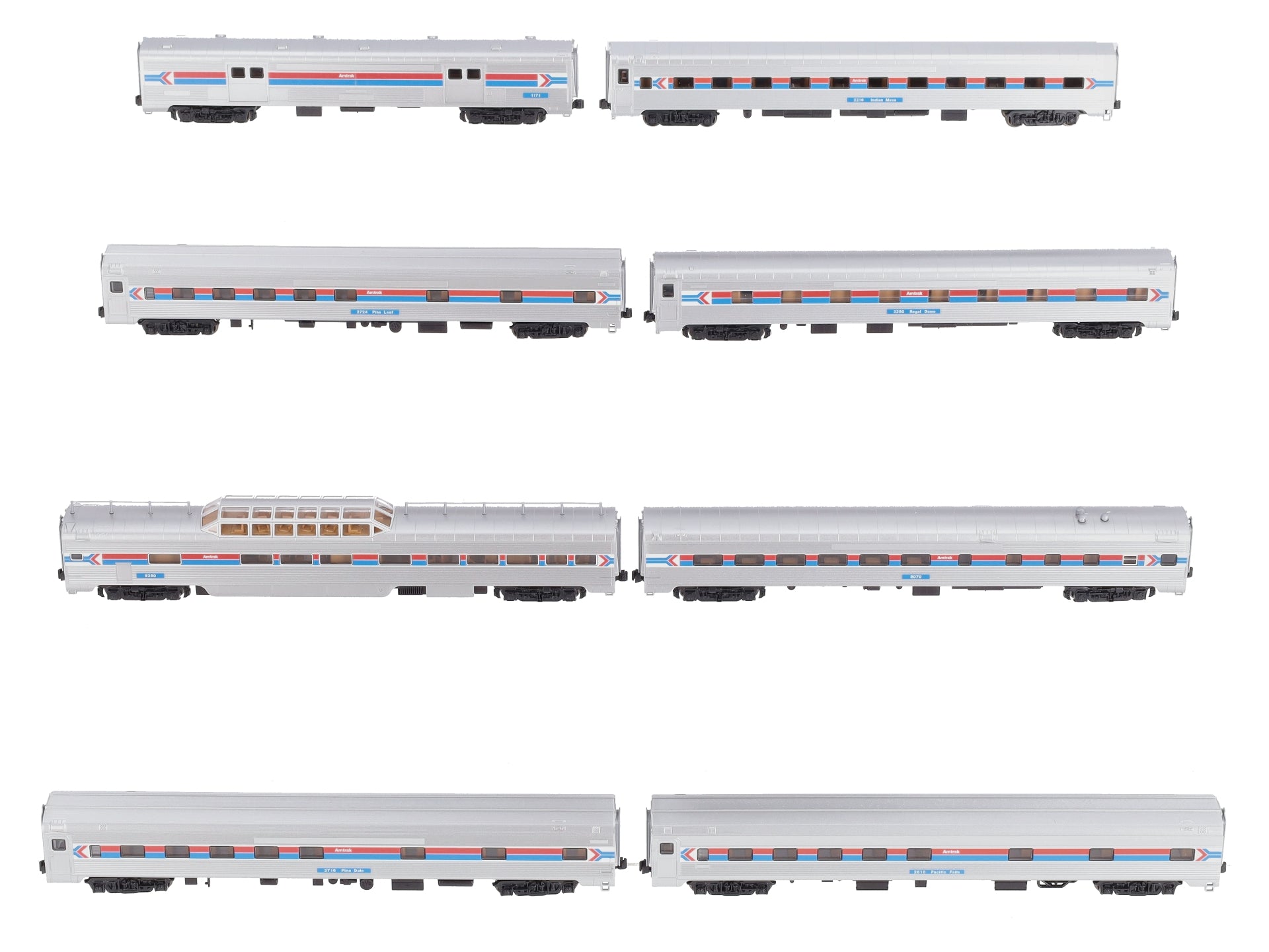 Kato 106-081 N Scale Amtrak Southwest Limited 8-Car Passenger Set