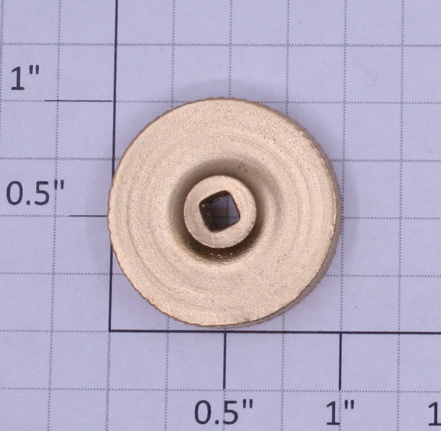 Lionel 219-22G Standard Gauge Square Hole Gold Handwheel