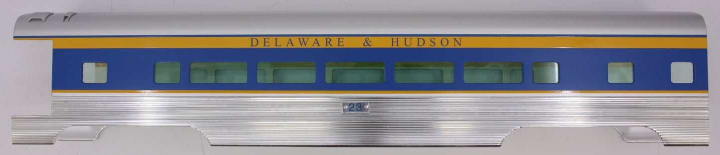 Lionel 15362-7 #23 Delaware & Hudson Aluminum Coach Shell