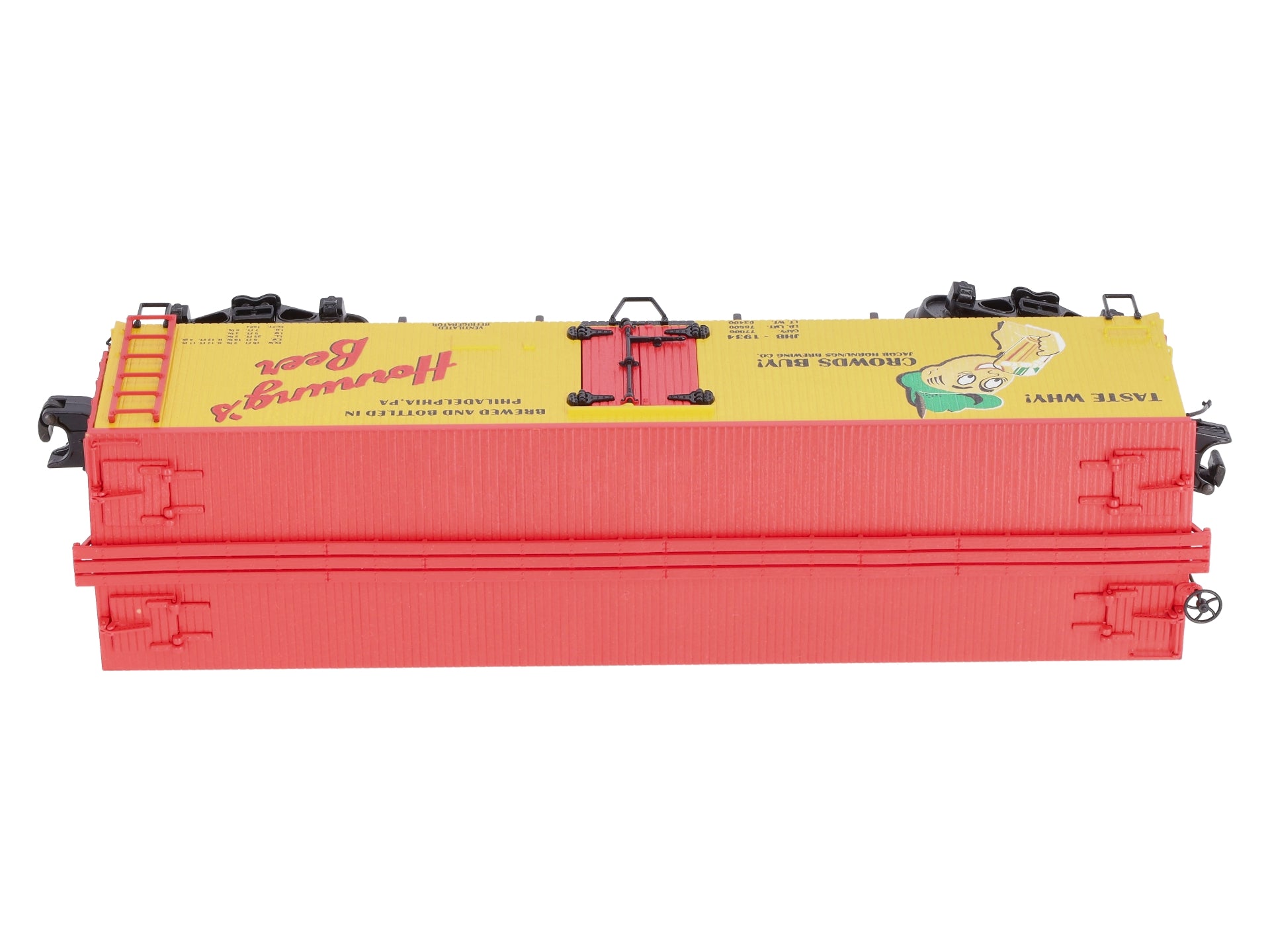 MTH 20-5636E O Gauge Hornung's Beer 36' Woodsided Reefer EX/Box